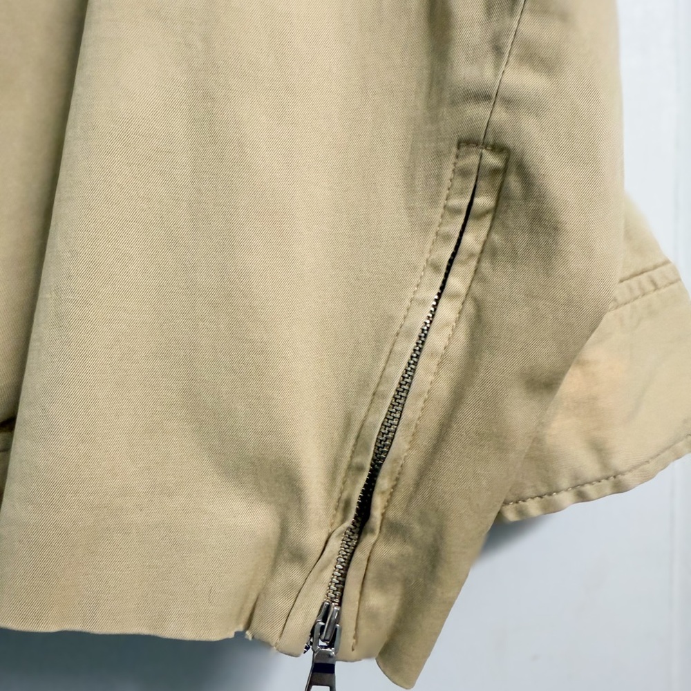 Lane Bryant Tan Twill Utility Jacket Plus Size 22/24 Cropped Zip Front - Picture 3 of 9